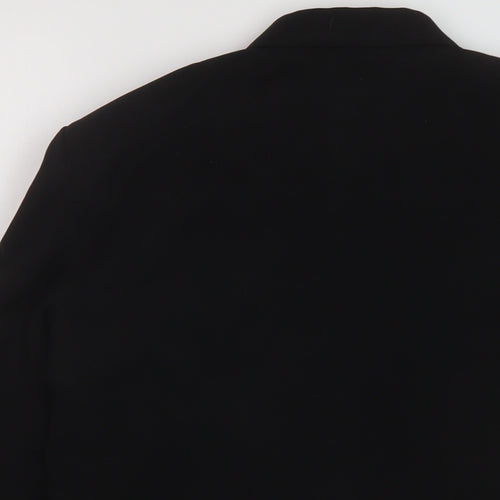 VivaKi Womens Black Jacket Size 8 Button
