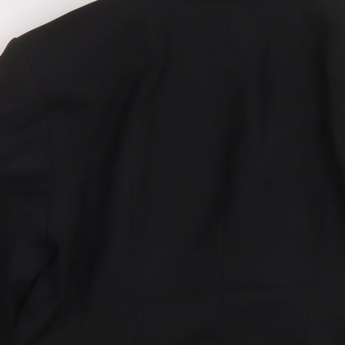 H&M Womens Black Jacket Size 14 Button
