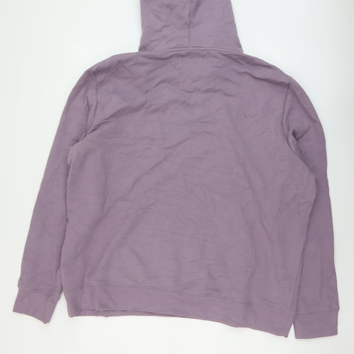 Marks and Spencer Mens Purple Cotton Pullover Hoodie Size 3XL