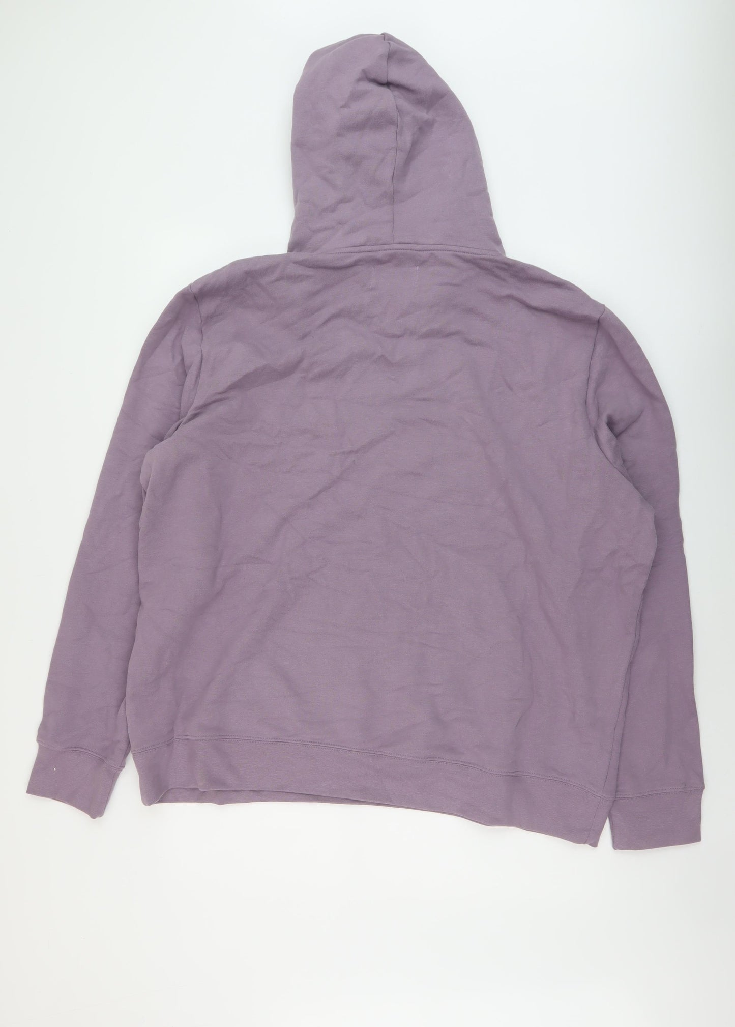 Marks and Spencer Mens Purple Cotton Pullover Hoodie Size 3XL