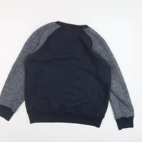 Jack Wills Womens Blue Cotton Pullover Sweatshirt Size 8 Pullover