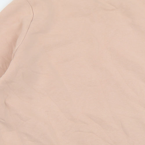 Marks and Spencer Womens Pink Cotton Pullover Sweatshirt Size S Pullover