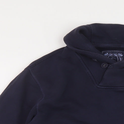 Grayers Mens Blue Cotton Pullover Sweatshirt Size L
