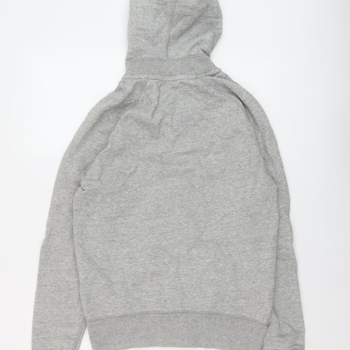 Gap Womens Grey Cotton Full Zip Hoodie Size XS Zip