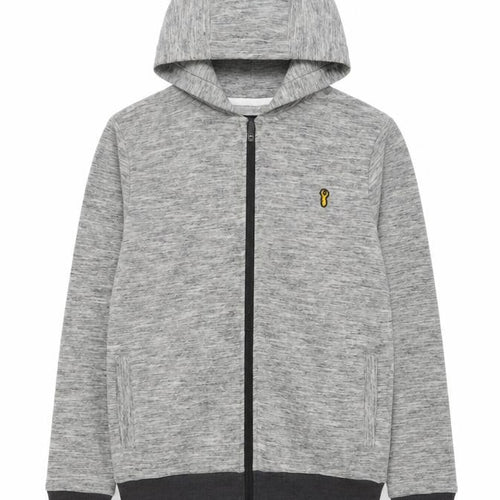NEXT Boys Grey Cotton Full Zip Hoodie Size 13 Years Zip