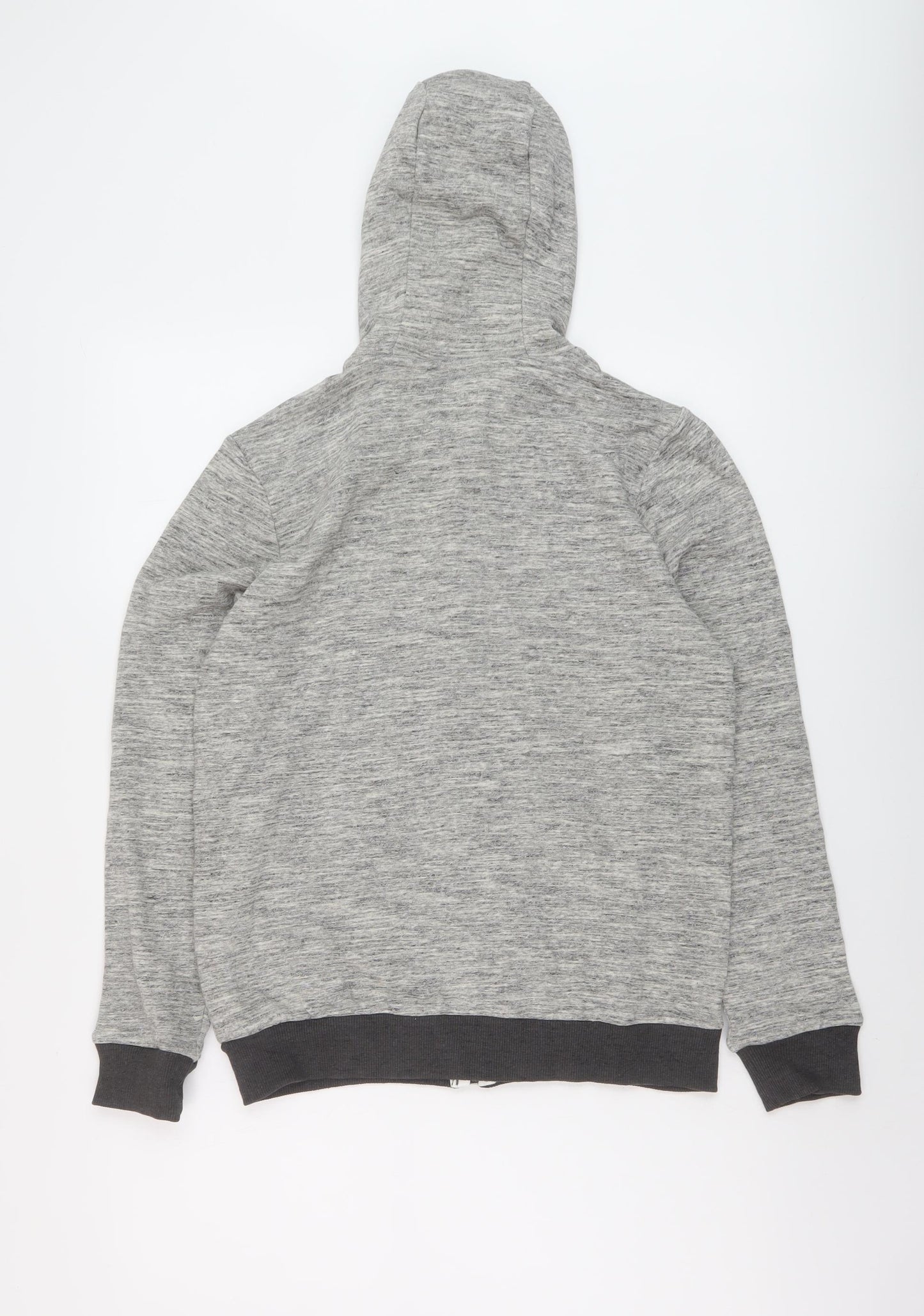 NEXT Boys Grey Cotton Full Zip Hoodie Size 13 Years Zip