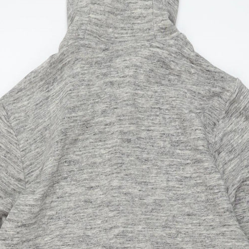 NEXT Boys Grey Cotton Full Zip Hoodie Size 13 Years Zip