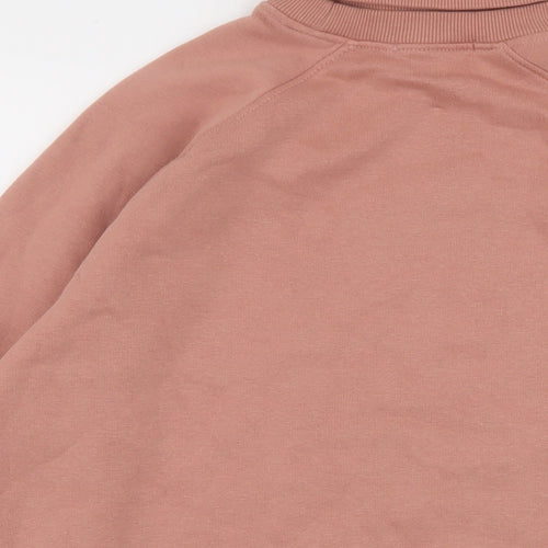Missguided Womens Pink Polyester Pullover Sweatshirt Size 6 Pullover