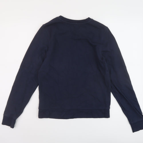 Marks and Spencer Womens Blue Cotton Pullover Sweatshirt Size 6 Pullover