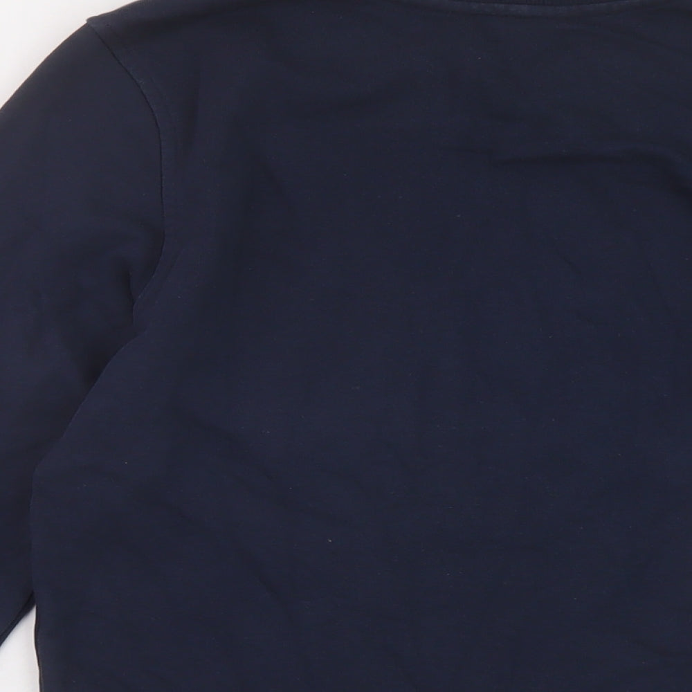 Marks and Spencer Womens Blue Cotton Pullover Sweatshirt Size 6 Pullover