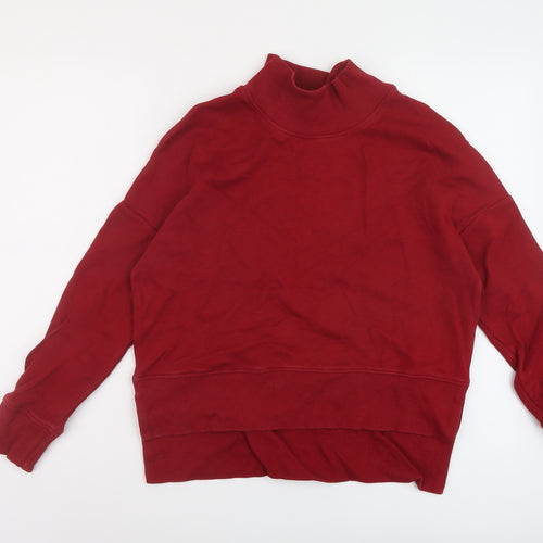 NEXT Womens Red Cotton Pullover Sweatshirt Size S Pullover