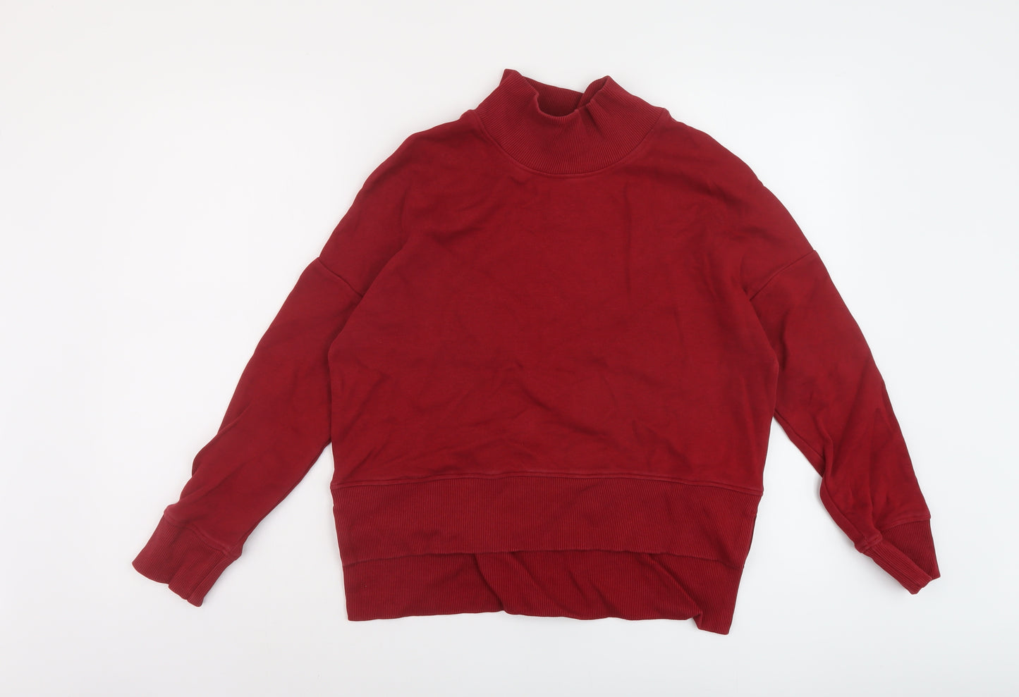 NEXT Womens Red Cotton Pullover Sweatshirt Size S Pullover