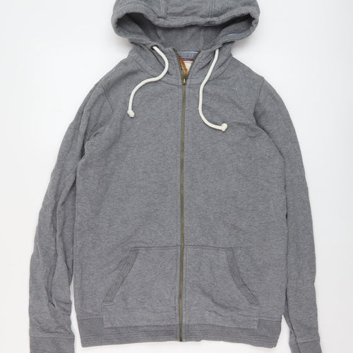Fate Face Womens Grey Cotton Full Zip Hoodie Size 8 Zip