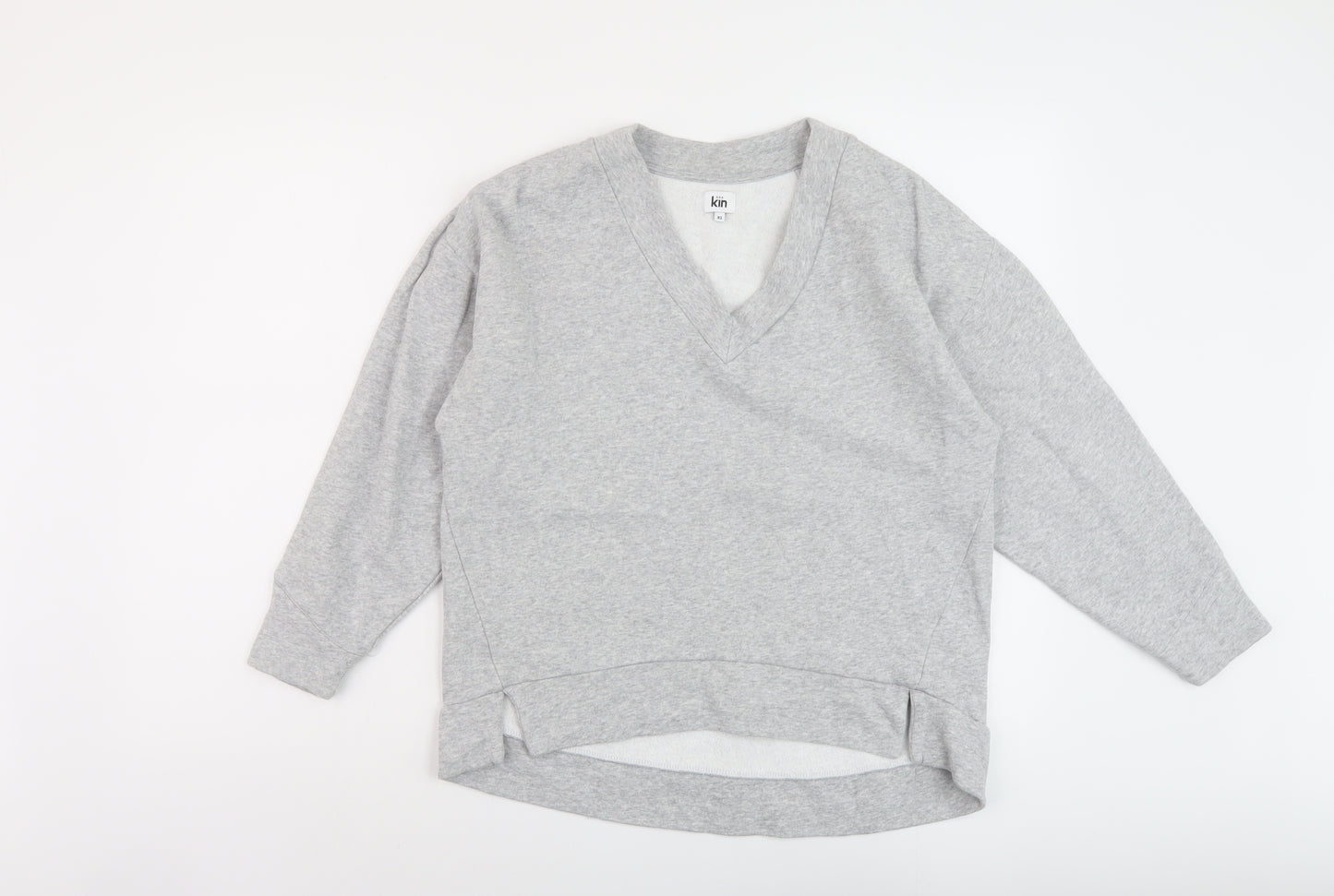 Kiin Womens Green Cotton Pullover Sweatshirt Size XS Pullover
