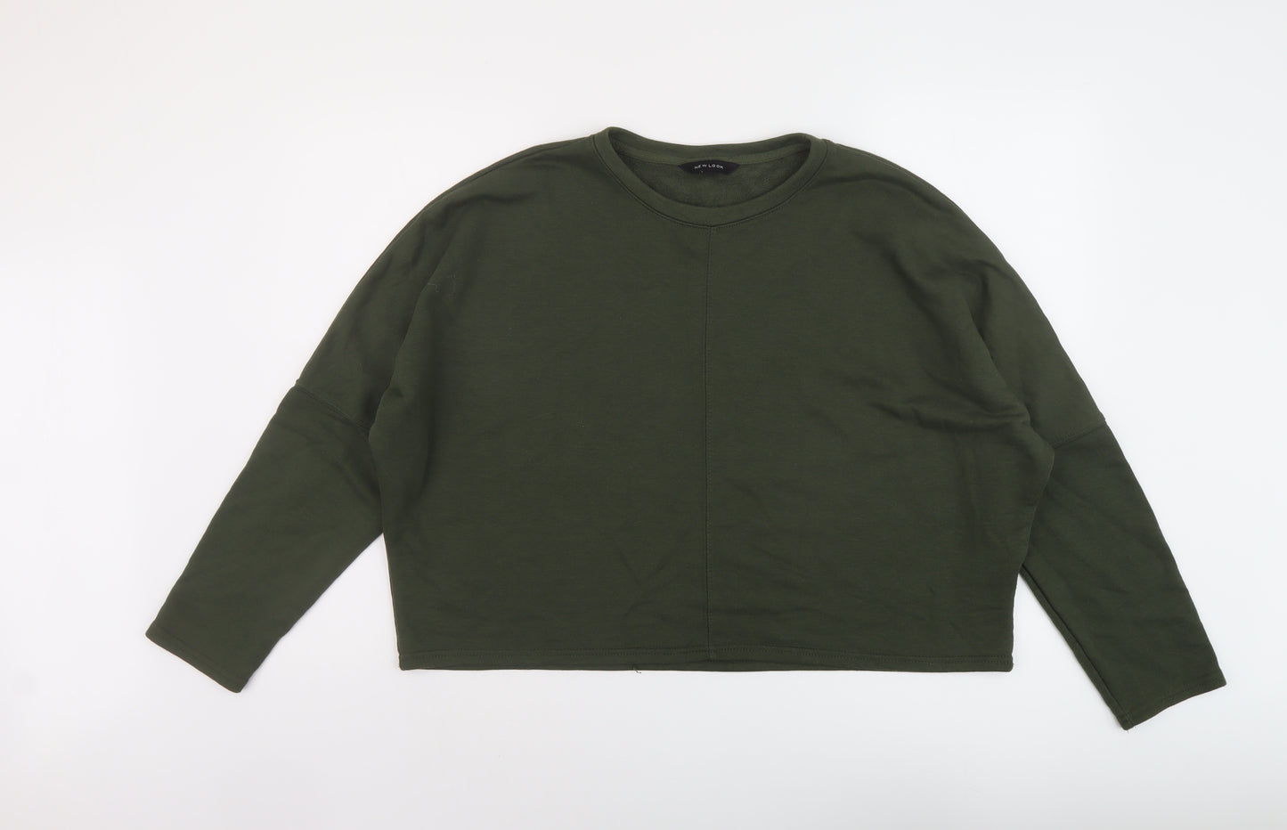 Ne wLook Womens Green Polyester Pullover Sweatshirt Size 16 Pullover