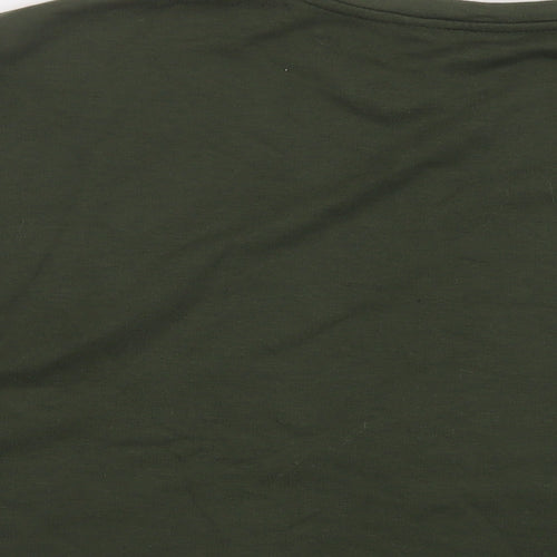 Ne wLook Womens Green Polyester Pullover Sweatshirt Size 16 Pullover