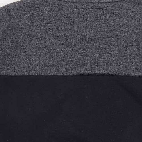 D-code Mens Blue Cotton Pullover Sweatshirt Size L