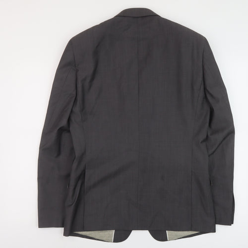 NEXT Mens Grey Wool Jacket Suit Jacket Size 40 Regular