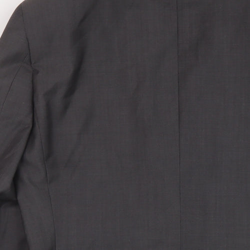 NEXT Mens Grey Wool Jacket Suit Jacket Size 40 Regular