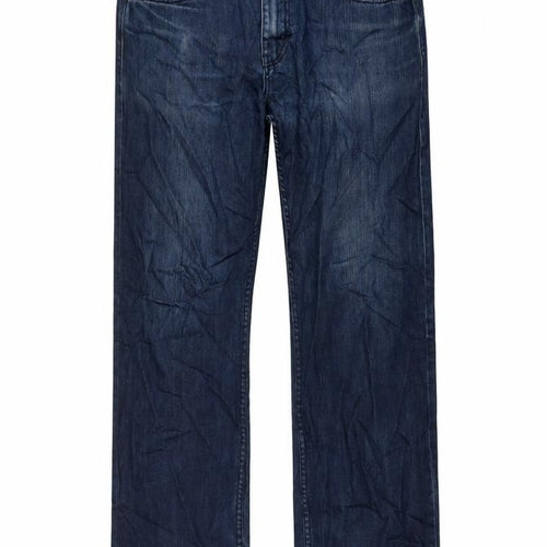 Blazer Mens Blue Cotton Straight Jeans Size 36 in L32 in Regular Button