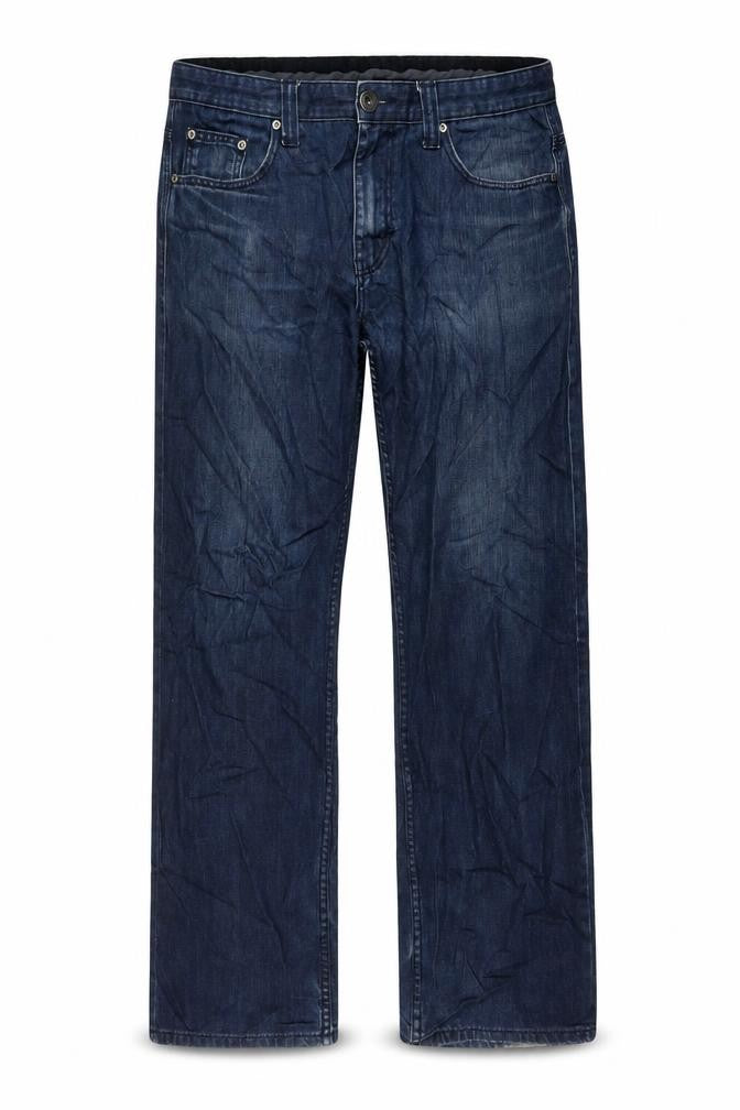 Blazer Mens Blue Cotton Straight Jeans Size 36 in L32 in Regular Button