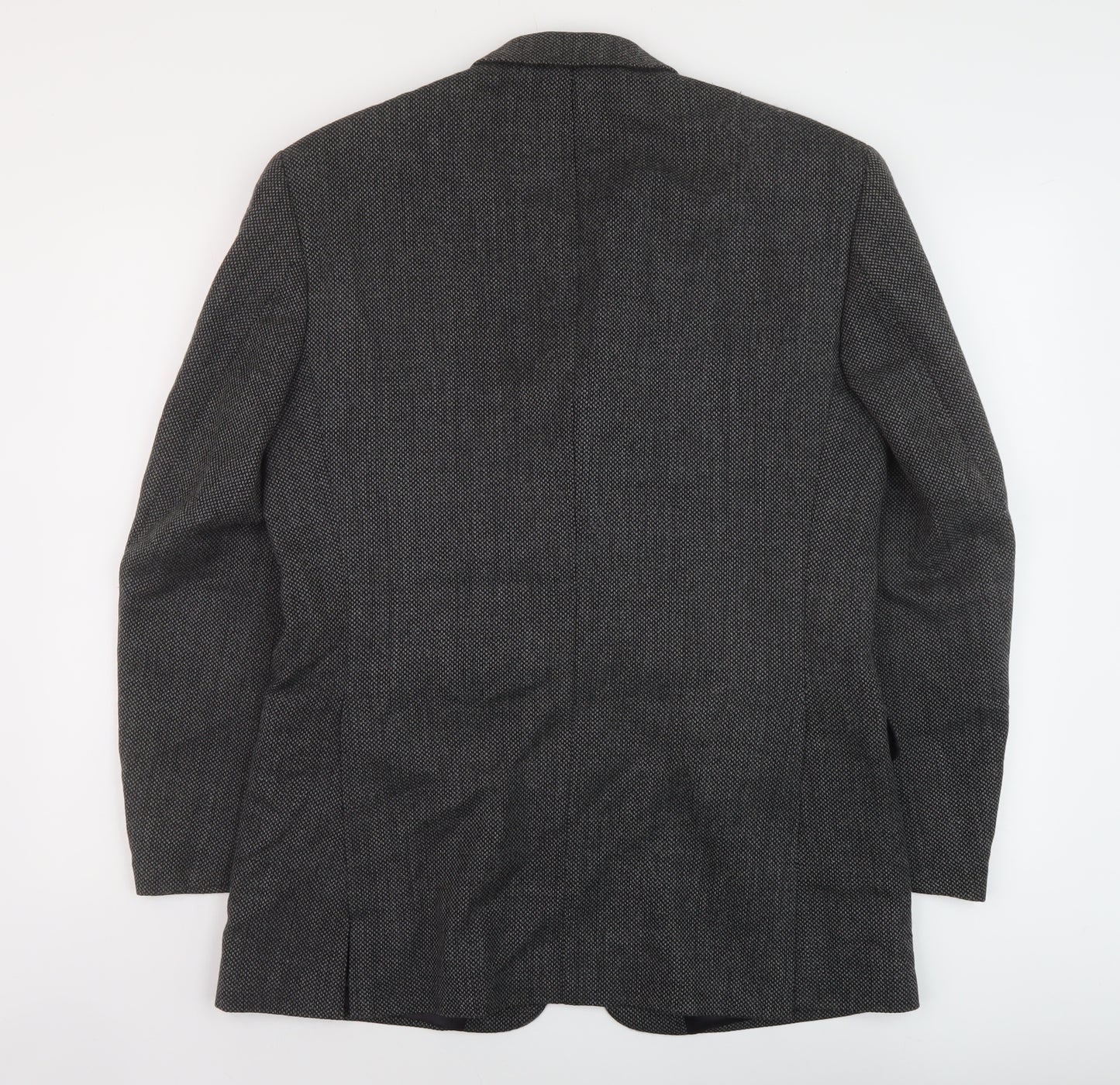 Brook Taverner Mens Grey Polyester Jacket Suit Jacket Size 42 Regular