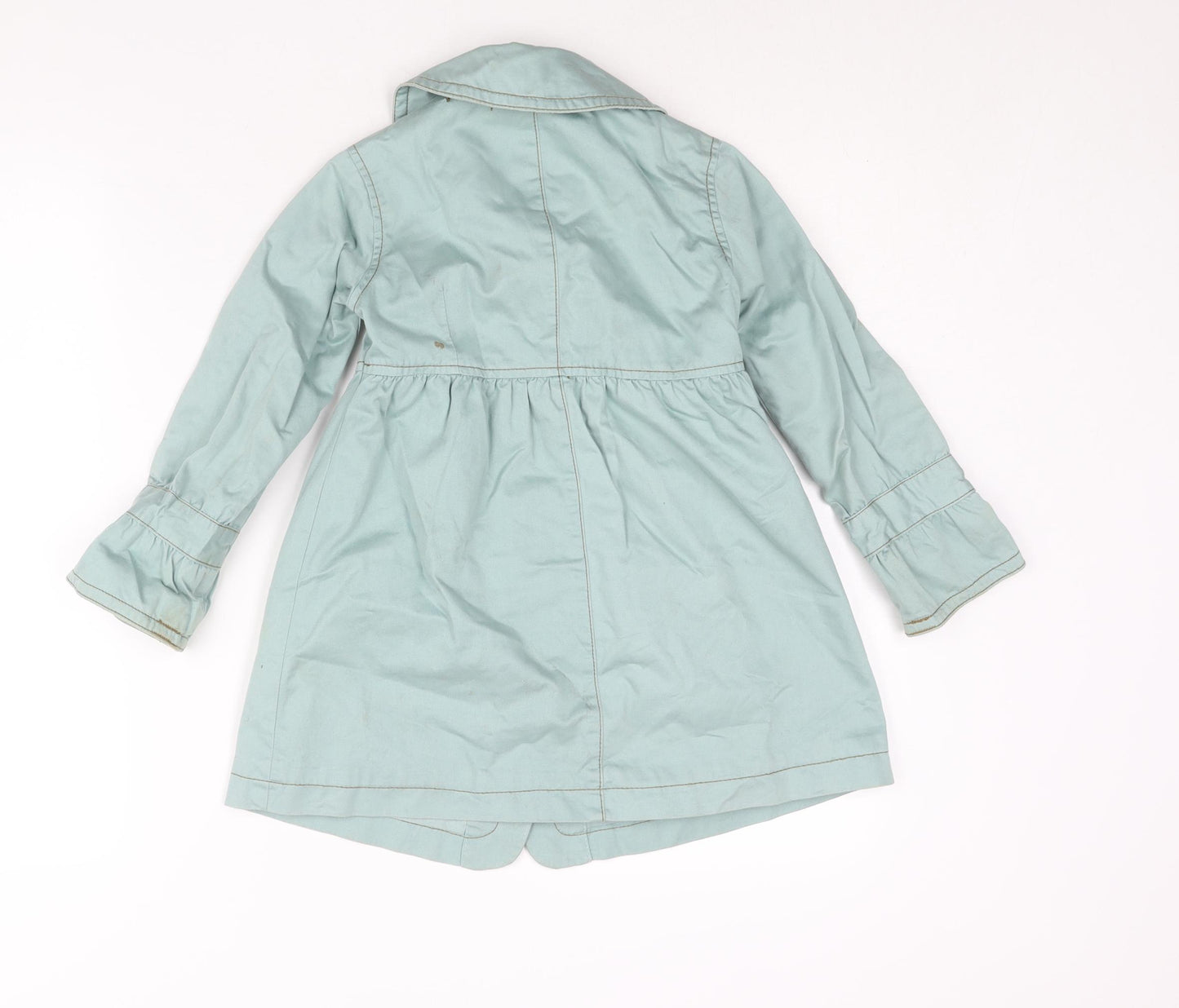 NEXT Girls Blue Jacket Size 5-6 Years Button