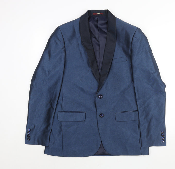 Raymond Mens Blue Viscose Jacket Suit Jacket Size 36 Regular
