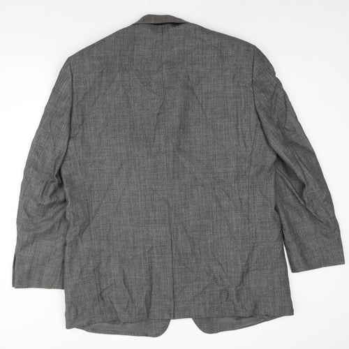 Marks and Spencer Mens Black Wool Jacket Suit Jacket Size 44 Regular
