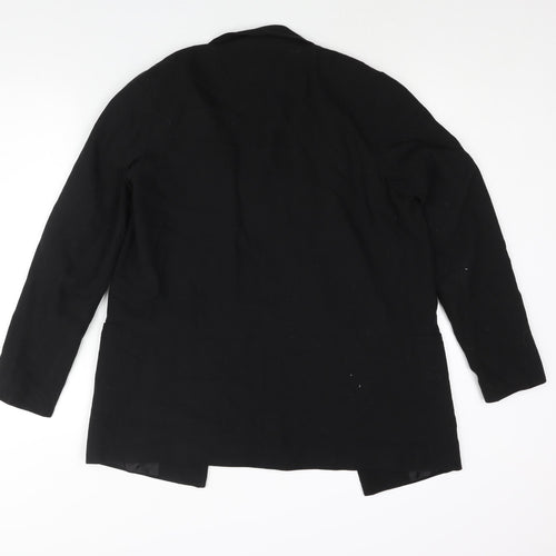 ASOS Womens Black Jacket Blazer Size 10 - No Closure