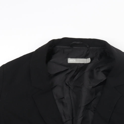 ASOS Womens Black Jacket Blazer Size 10 - No Closure