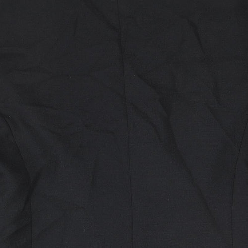First Avenue Womens Black Jacket Size 10 Button