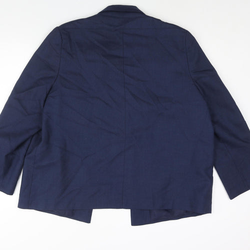 Classics Womens Blue Jacket Blazer Size 18 - No Closure