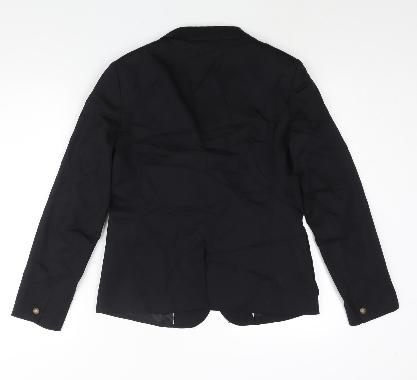 Gap Womens Black Wool Jacket Suit Jacket Size 6