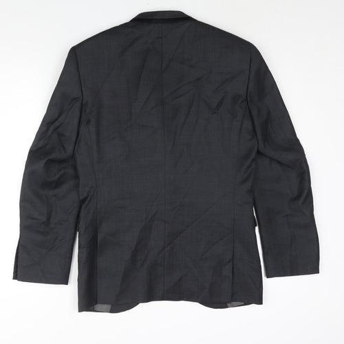 NEXT Mens Grey Wool Jacket Suit Jacket Size 36 Regular