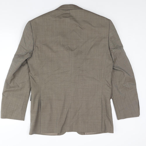 NEXT Mens Brown Wool Jacket Suit Jacket Size 38 Regular
