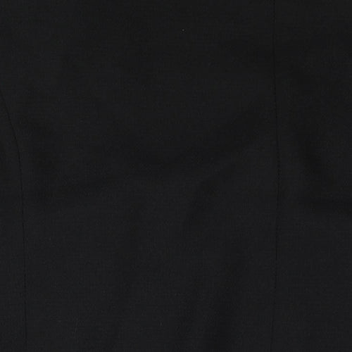 Wardrobe Womens Black Jacket Size 22 Hook & Eye - Textured