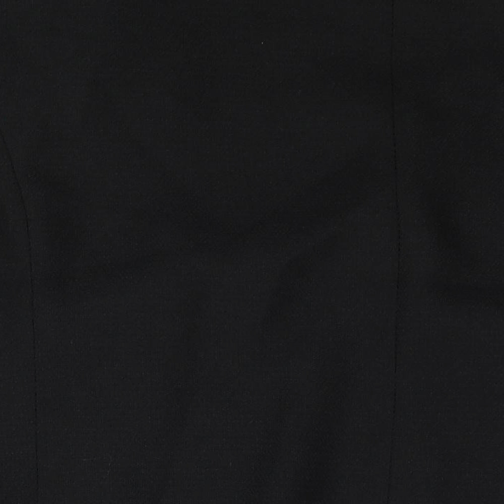 Wardrobe Womens Black Jacket Size 22 Hook & Eye - Textured