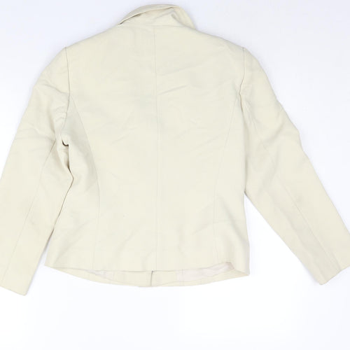 Minuet Womens Ivory Jacket Size 10 Button