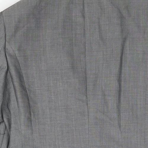 NEXT Mens Grey Wool Jacket Suit Jacket Size 38 Regular