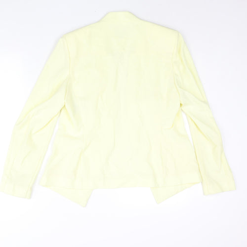Marks and Spencer Womens Yellow Jacket Blazer Size 14