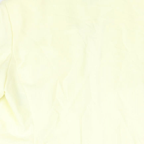 Marks and Spencer Womens Yellow Jacket Blazer Size 14