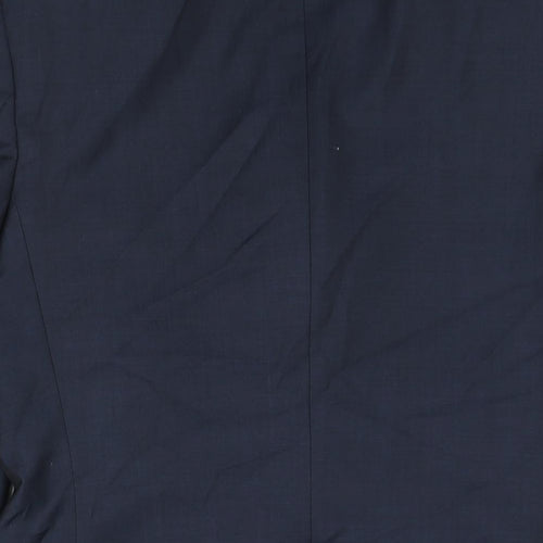 Autograph Mens Blue Polyester Jacket Suit Jacket Size 36 Regular