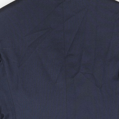 NEXT Mens Blue Polyester Jacket Suit Jacket Size 36 Regular