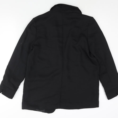Oasis Womens Black Jacket Blazer Size 10 - Vented Cuff No Closure