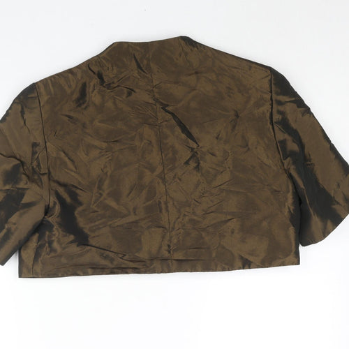 Klass Womens Brown Jacket Size 16