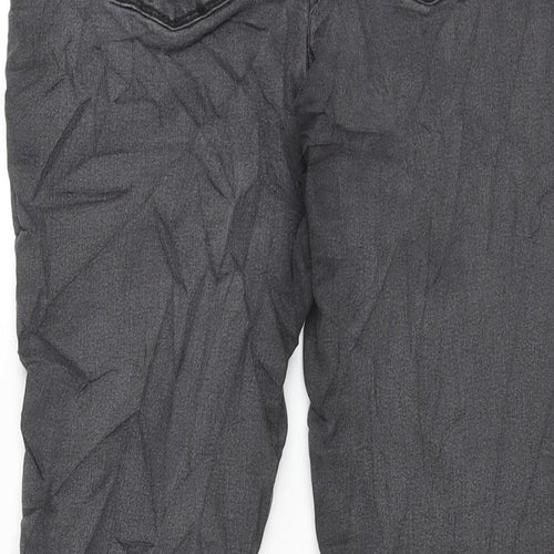 MAC Womens Grey Cotton Skinny Jeans Size 36 in L32 in Regular Zip