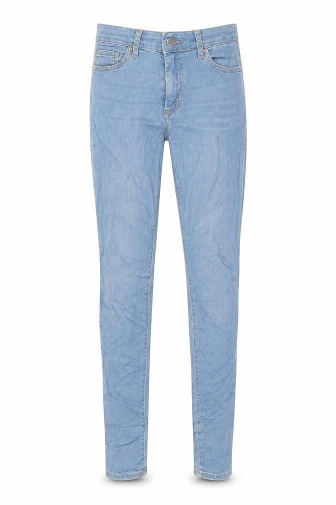 Topshop Womens Blue Cotton Skinny Jeans Size 25 in L34 in Regular Zip
