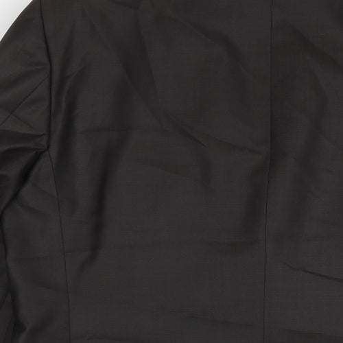 Urbane Mens Grey Wool Jacket Suit Jacket Size 44 Regular