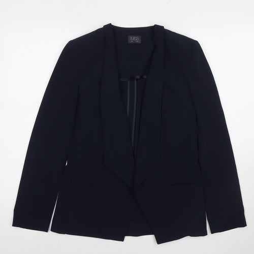 Marks and Spencer Womens Blue Jacket Blazer Size 10